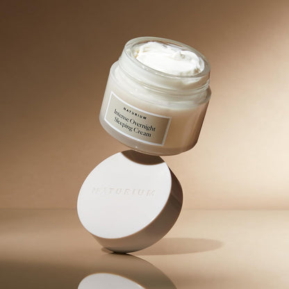 Naturium Intense Overnight Sleeping Cream | Anti Aging Face Moisturizer for PM, With Squalane | 1.7 OZ / 50 g