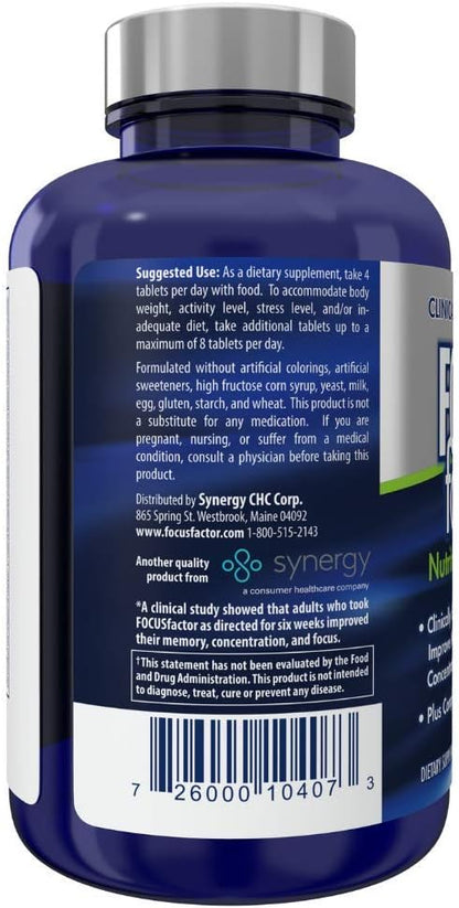 Focus Factor Nutrition for the Brain - 150 Tablets