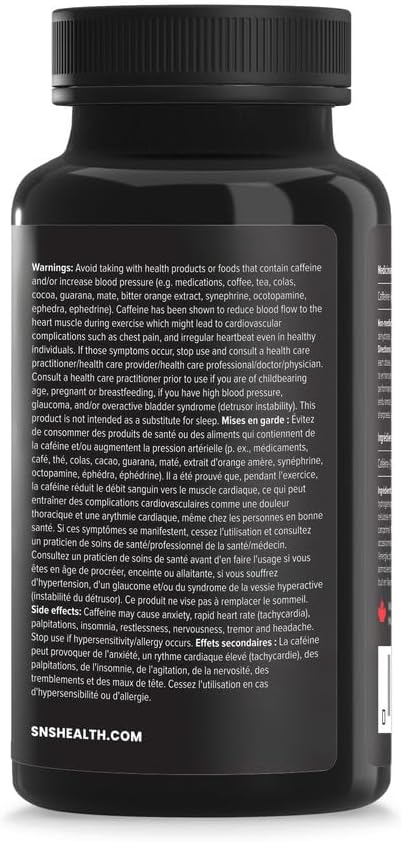 運動營養源 - 咖啡因 200 毫克 100 片