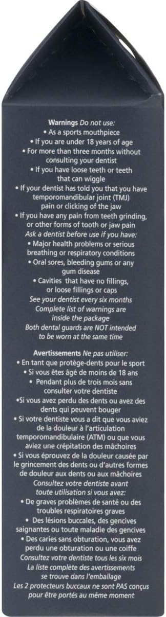 DenTek 舒适贴合牙齿保护器 - 2 件装 - 磨牙护齿器