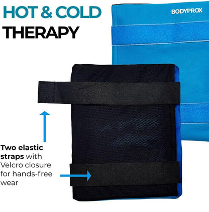 适用于肩部、手臂、背部和大腿的灵活大号凝胶冰袋。冷热疗法包