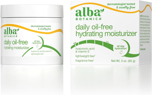 Alba Botanica Aloe and Green Tea Oil-Free Moisturizer, 85g (Packaging May Vary)