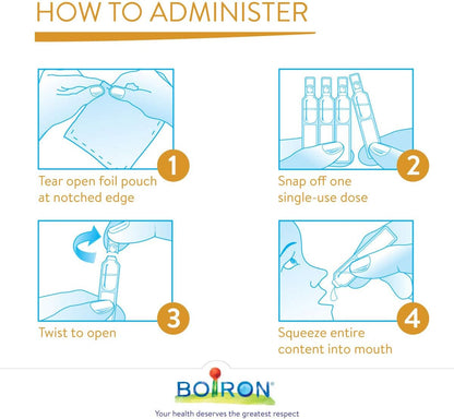Boiron Coryzalia，30 剂。婴儿感冒缓解滴剂，用于缓解打喷嚏、流鼻涕和鼻塞，不引起困倦，无菌一次性液体口服剂，30 支（1 包）