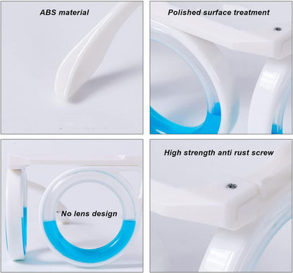 晕动病眼镜，液体设计无镜片轻便防晕动病眼镜，可折叠便携式凸起晕机晕船眼镜，适合乘汽车、飞机或海上旅行