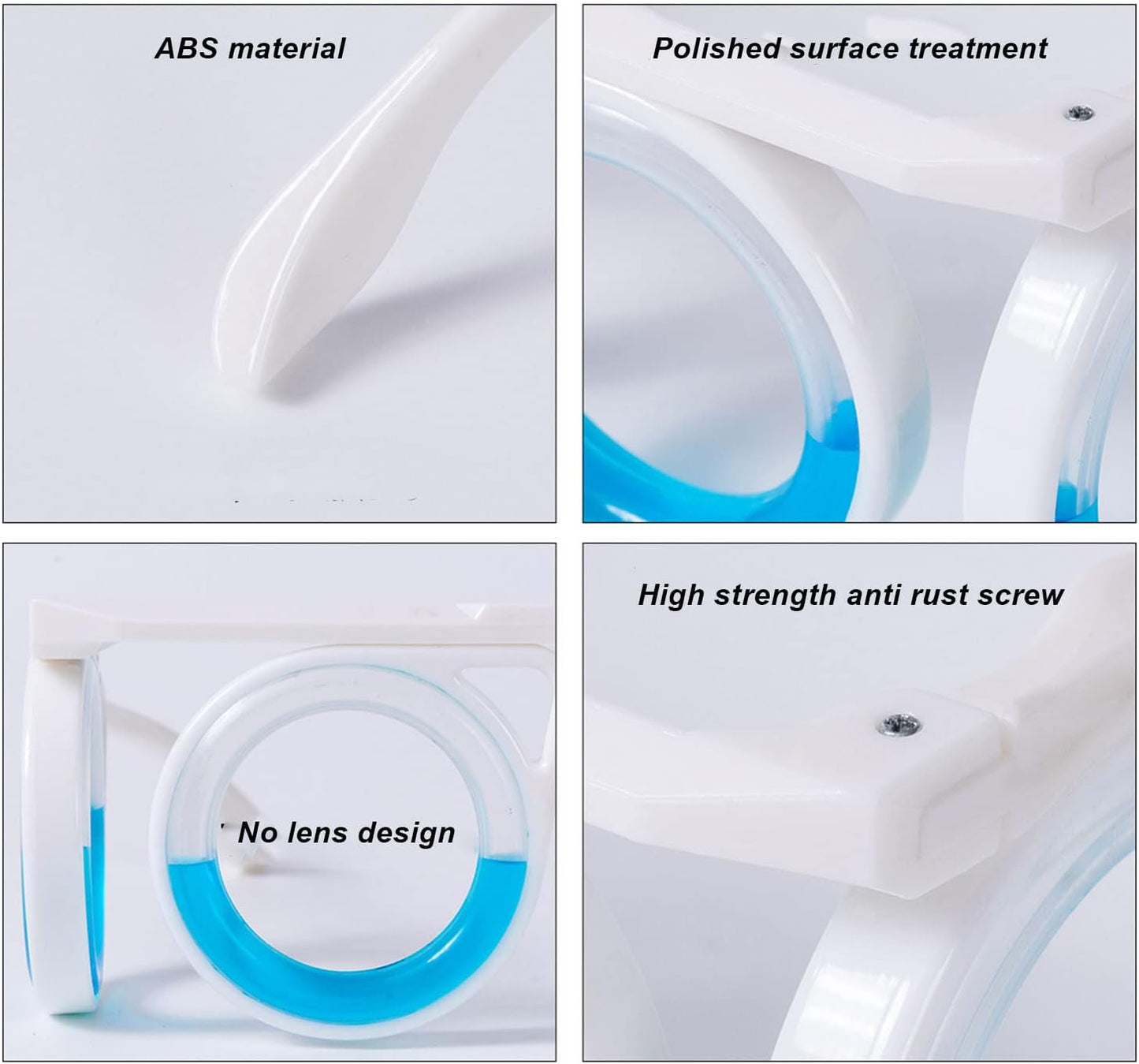 防晕动病眼镜，可折叠便携式缓解恶心眼镜，适用于成人和儿童，凸起的晕机晕船眼镜，配有 12 个芳香疗法晕动病贴片