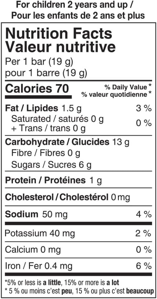 Earth's Best Snack Bars, Apple Sunny Day Bars, 7 Count Box (Pack of 6)