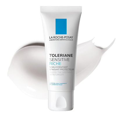 La Roche Posay Face Cream & Body Lotion BUNDLE, Toleriane Sensitive Cream & Lipikar Baume LIGHT AP+M, Hydration for Face & Body, Suitable for Sensitive, Dry to Very Dry Skin, Fragrance-Free