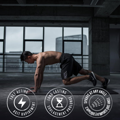 深层缓解最大强度冰冷止痛喷雾，减少炎症，150毫升，（1 包）