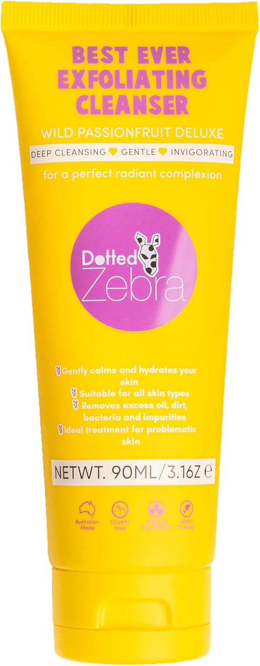 Best Ever Exfoliating Cleanser by Dotted Zebra for Women - 3.16 oz Cleanser