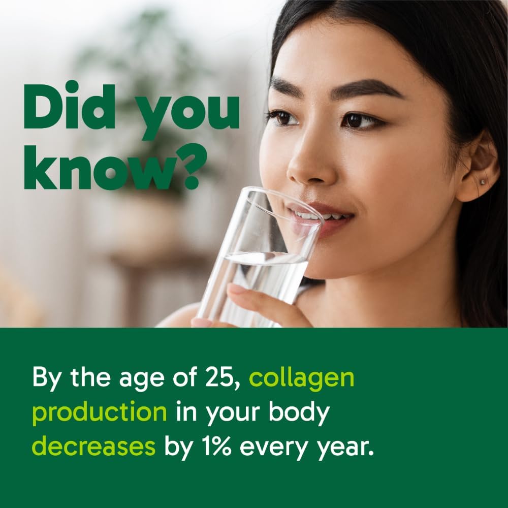 Organika 加拿大制造强化胶原蛋白粉 - 有益于头发、皮肤、指甲和关节健康。水解蛋白肽，更易吸收 - 草饲，非转基因 - 无味 - 500克