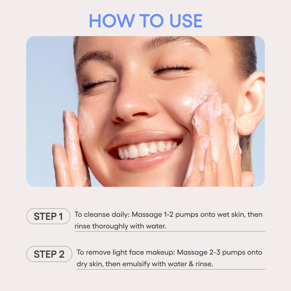 LANEIGE 水润温和洁面啫喱：含蓝色透明质酸，平衡pH值，增强肌肤屏障