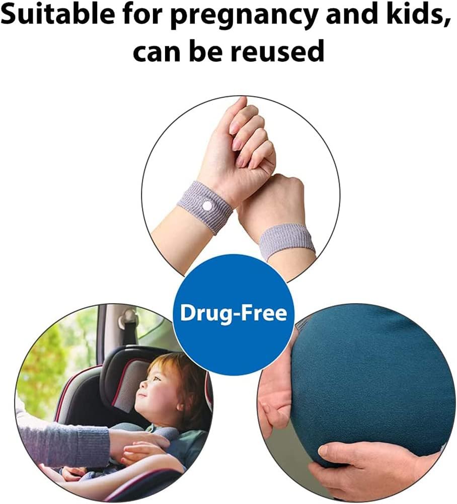 MT Healthy Minter 8 件套旅行晕车腕带，海上晕车腕带，露营/游轮/飞机旅行必备品