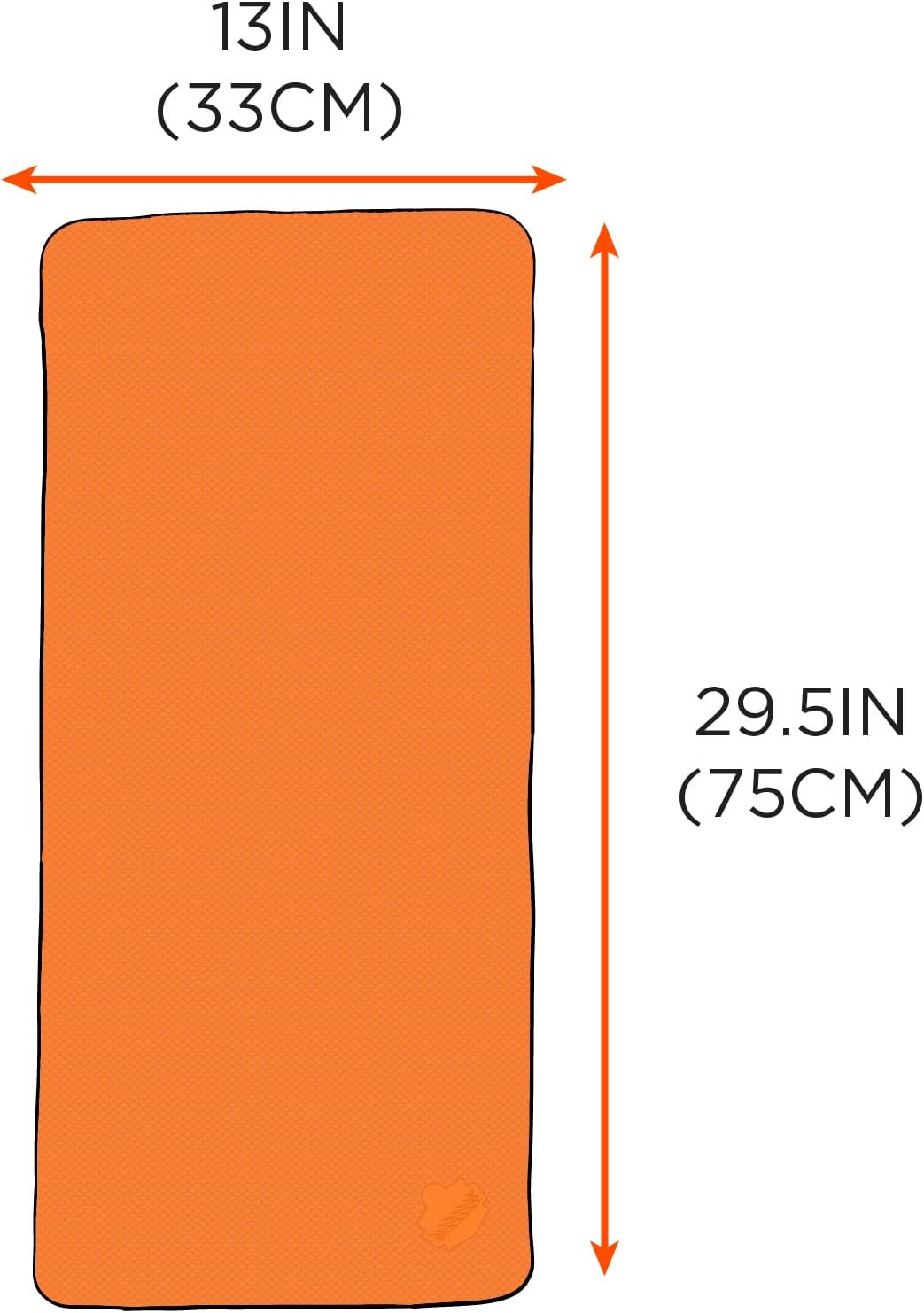 Ergodyne Chill-Its 6602 蒸发冷却毛巾，橙色
