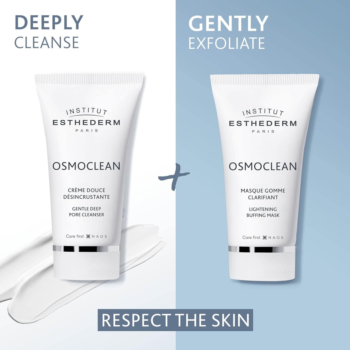 Institut Esthederm - Osmoclean - Gentle Deep Pore Cleanser - Facial cleanser, Reduce Pore Appearance, All Skin Types, 75 mL.