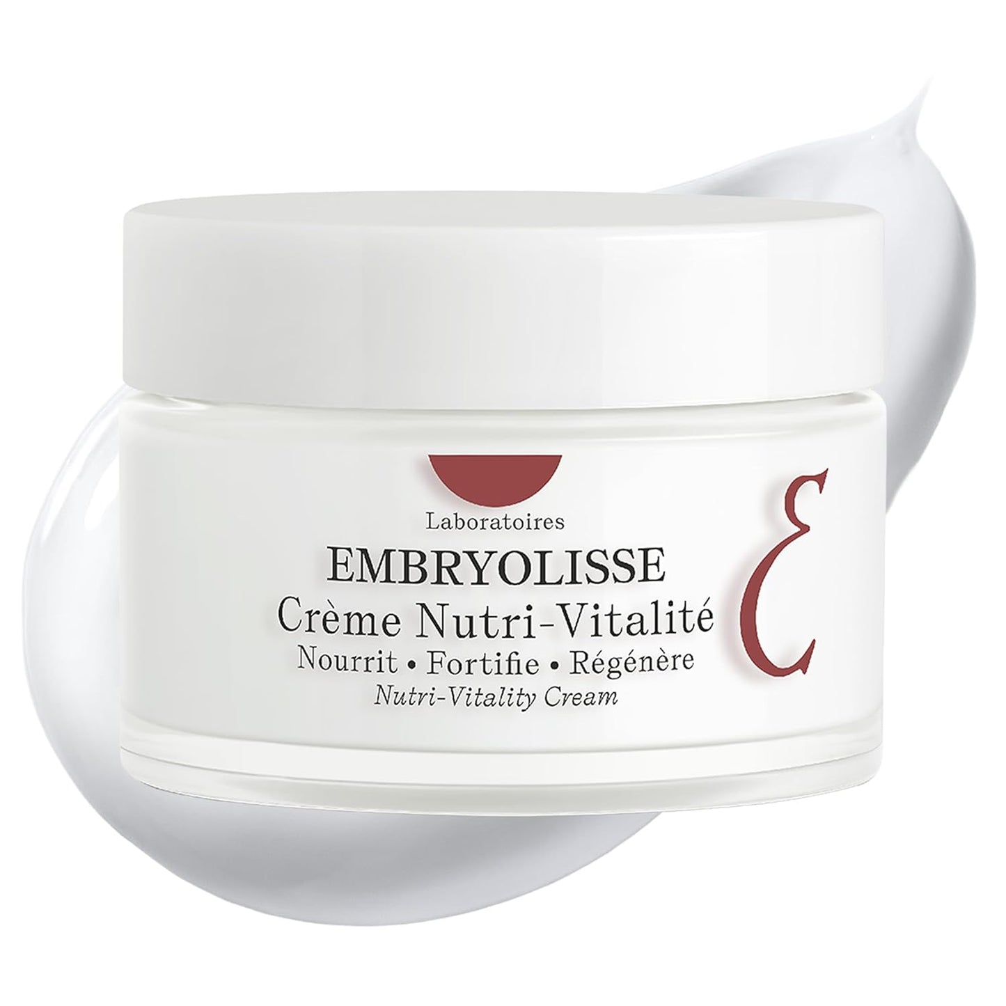 Embryolisse Nutri-Vitality Age-Defying Face Cream, Collagen-Supporting Moisturizer for Mature, Sensitive Skin with Red Maple Extract & Macadamia Oil, 50 ml.