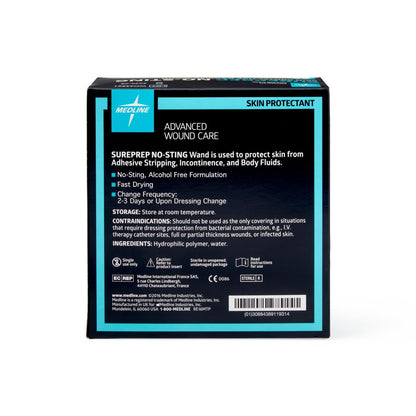Medline Sureprep 无刺痛皮肤保护剂，每盒 25 支，3 毫升