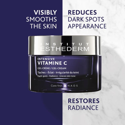 Institut Esthederm INTENSIVE VITAMINE C Gel-Cream, Dark spots, Radiance, Uneven skin tone, Adult skin, 50 ml