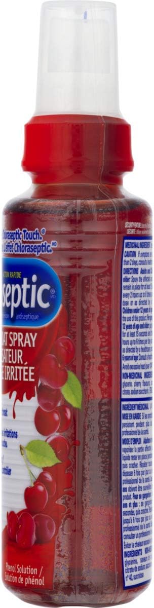 Chloraseptic 速效咽喉痛喷雾，樱桃味，177毫升