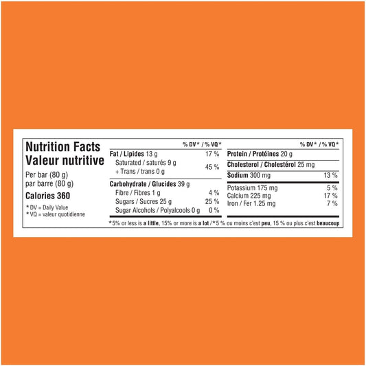 Gatorade Whey Protein Bar - Peanut Butter Chocolate, Multi-Pack, 12 Bars, 960 g (Pack of 4)