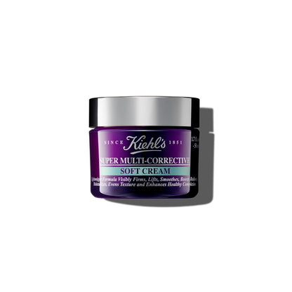 Kiehl's Super Multi-Corrective Soft Cream, Anti-aging Face Moisturizer for Oily/Combination & Sensitive Skin, Restores Firmness, Improves Elasticity, Reduces Fine Lines