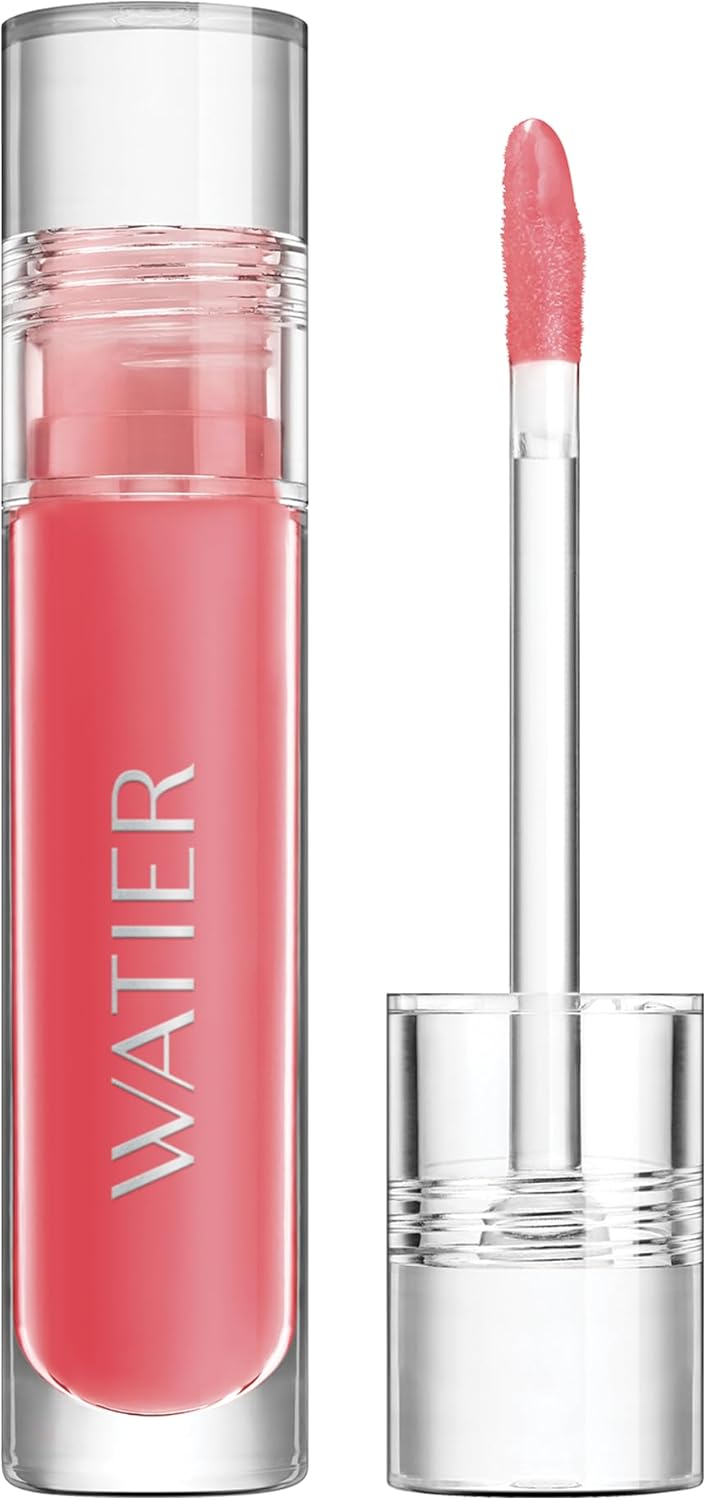 Lise Watier Love My Lips Caring Lip Oil, Framboise, High Shine Finish, Non-Sticky and Silky Texture, Hydrating Formula, Paraben-Free, 4 mL