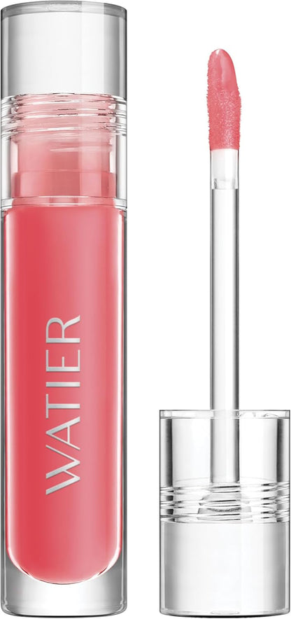 Lise Watier Love My Lips Caring Lip Oil, Framboise, High Shine Finish, Non-Sticky and Silky Texture, Hydrating Formula, Paraben-Free, 4 mL