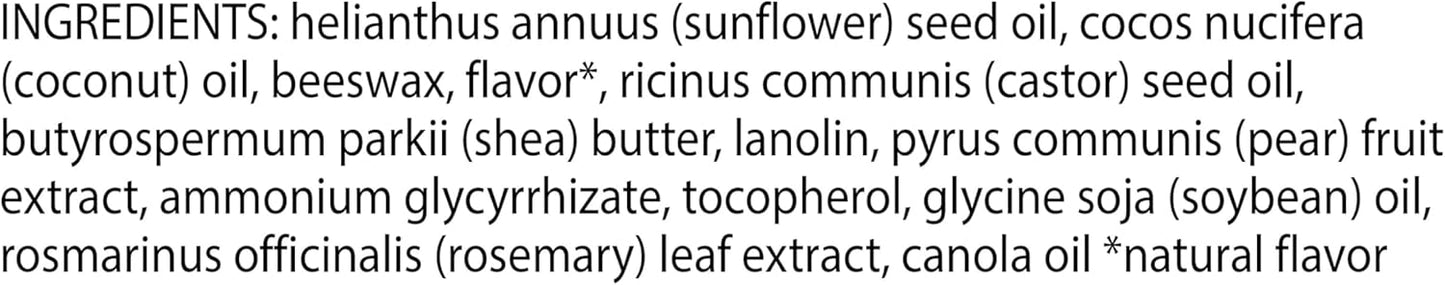 Burt's Bees 100% 天然保湿润唇膏，椰子和梨味，2 支装