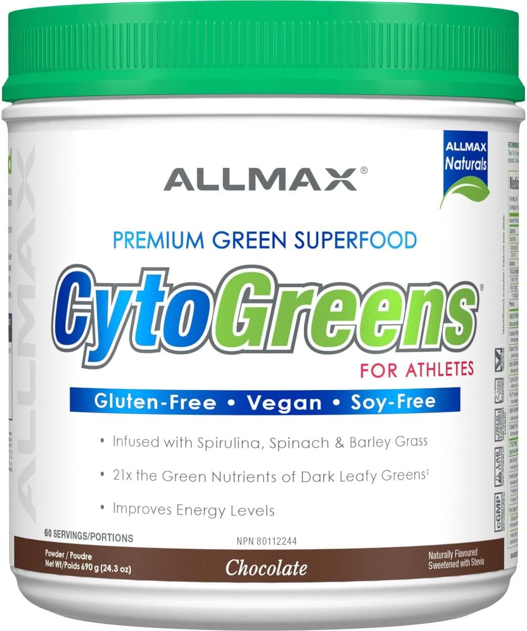 CytoGreens - 巧克力 - 60份，690克