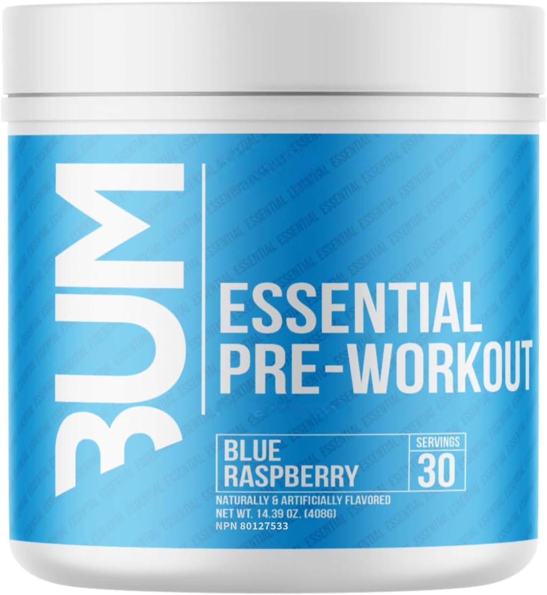 BUM 必备运动前粉 | Chris Bumstead 招牌必备运动前粉 | 咖啡因、L-瓜氨酸、L-酪氨酸和 β-丙氨酸混合物 | 30 份（蓝莓味）