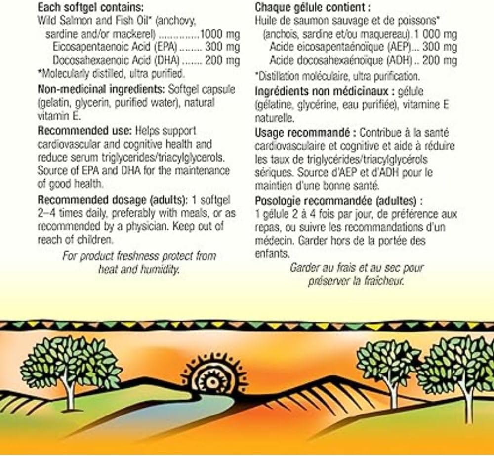 Holista Omega-3 鱼油，1000 毫克，超强效，含野生鲑鱼油，150 粒软胶囊，支持心脏、大脑和关节健康