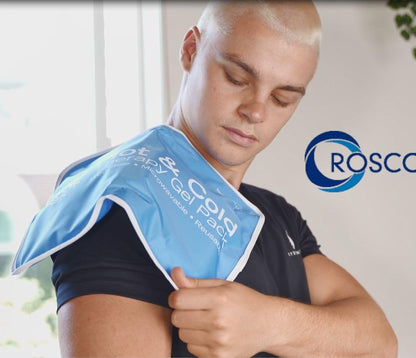 Roscoe Medical Gel Ice Packs Reusable and Cold Packs for Injuries Reusable, Shoulder Ice Pack, Knee Ice Pack, Hot and Cold Pack, Ice Pack for Back, Includes All 3 Sizes