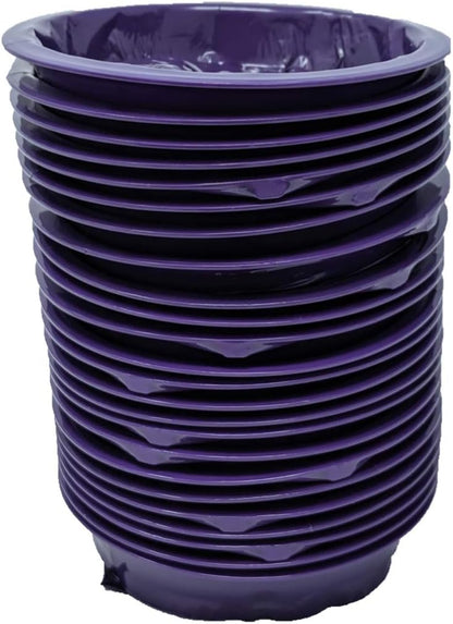 iSick 一次性呕吐袋 1000ml，24个装，深紫色，优质医用级，孕吐、儿童、出租车司机、汽车晕车，便携，不脏乱