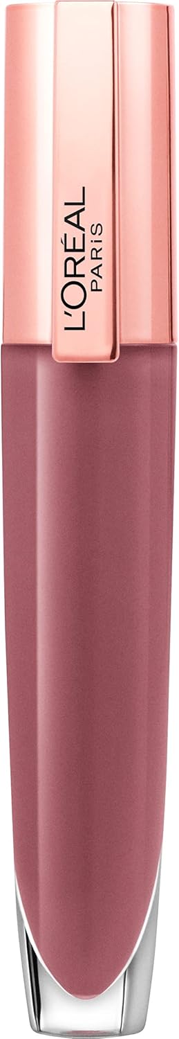 L’Oréal Paris Glow Paradise Balm-in-Gloss, Lip Balm, Non-Sticky Liquid Lip Balm with Pomegranate Extract & Hyaluronic Acid for Sensitive Lips, Dermatologist Tested, Rose Harmony, 0.23 fl. oz.