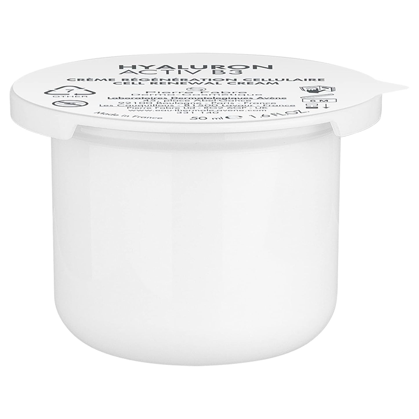 Eau Thermale Avène Hyaluron Activ B3 Renewal firming day cream Refill, for Aging Skin and wrinkles, Hyaluronic Acid and Niacinamide, 50ml