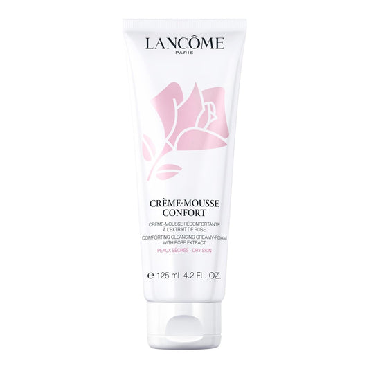 Lancôme Créme Mousse Confort Foaming Facial Cleanser - Comforting Cream Cleanser & Makeup Remover - With Rosehip Oil