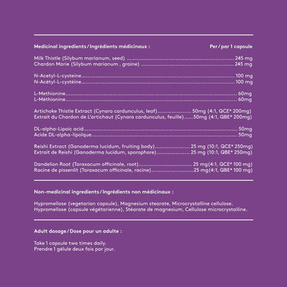 HEAL + CO. 肝脏支持复合物 90 粒素食胶囊