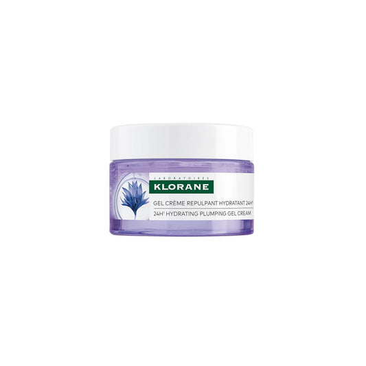 Klorane - Cornflower Water Cream with Organic Cornflower & Plant-Based Hyaluronic Acid - All Skin Types, Face And Eyes - 50ml