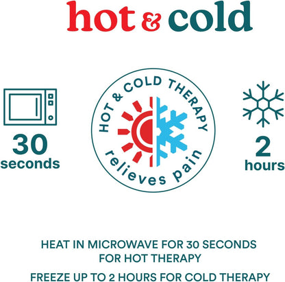 Homedics 偏头痛缓解帽 – 360° 可穿戴凝胶冰袋 | 冷热疗法帽 | 遮光、可重复使用、均码弹性