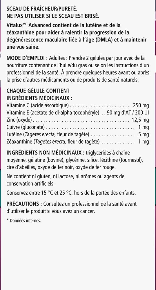 Vitalux Advanced Soft Gels - 90 Count