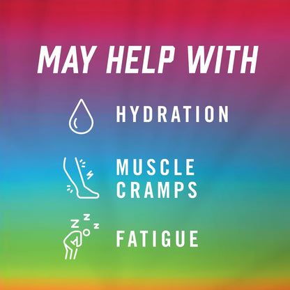 BioSteel 运动补水混合物，美味补水，零糖，不含人工香料或防腐剂，彩虹扭扭口味，每桶 45 份