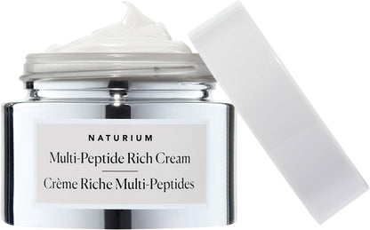 Naturium Multi-Peptide Rich Moisturizer - Jumbo | Hydrating Face Cream, With Vitamin C & Panthenol | 3.4 FL OZ / 100 ml