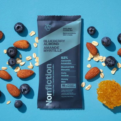Nonfiction Protein Bar Blueberry Almond 12x60g (Pack of 12)