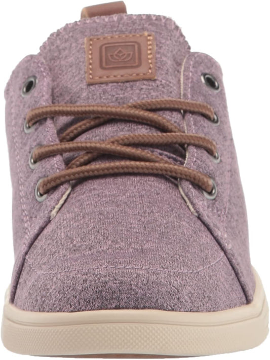 Spenco Women's Santa Clara Heathered Sneaker, Elderberry, 7.5