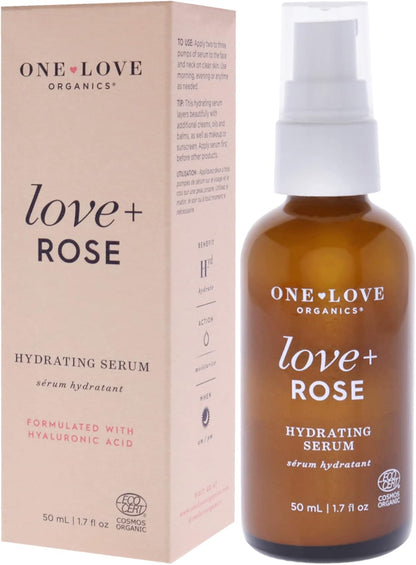 One Love Organics Love Plus Rose Hydrating Serum Women 1.7 oz