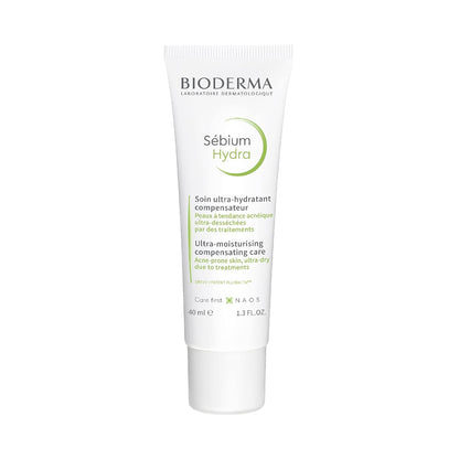 Bioderma Sébium Hydra 护肤品，油性皮肤保湿面部乳液，重建皮肤屏障，0.01 磅