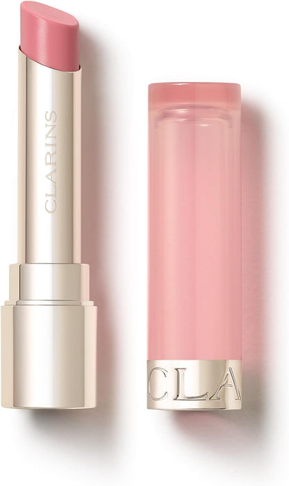 Clarins Lip Oil Balm, 01 Pale Pink | Nourishes, Hydrates, and Visibly Plumps | Natural, Sheer Finish and Shine | Contains Hydrating Peptide