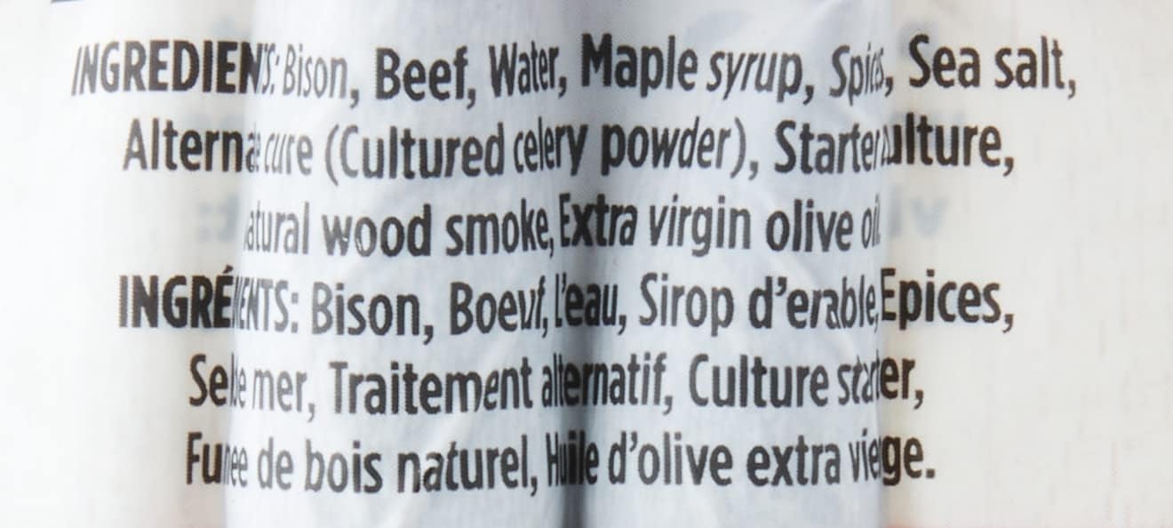 BUFF 野牛肉條，加拿大飼養，草飼蛋白質零食，每包 2 條，Chipotle 辣椒，50 克