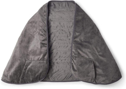 Sunbeam 加热披肩，灰色，大号