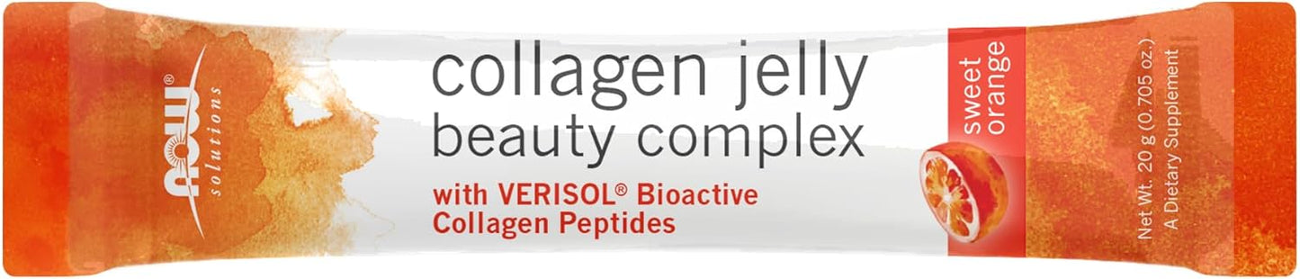 NOW Solutions Collagen Jelly Beauty Complex Sweet Orange 20g x 10 sticks