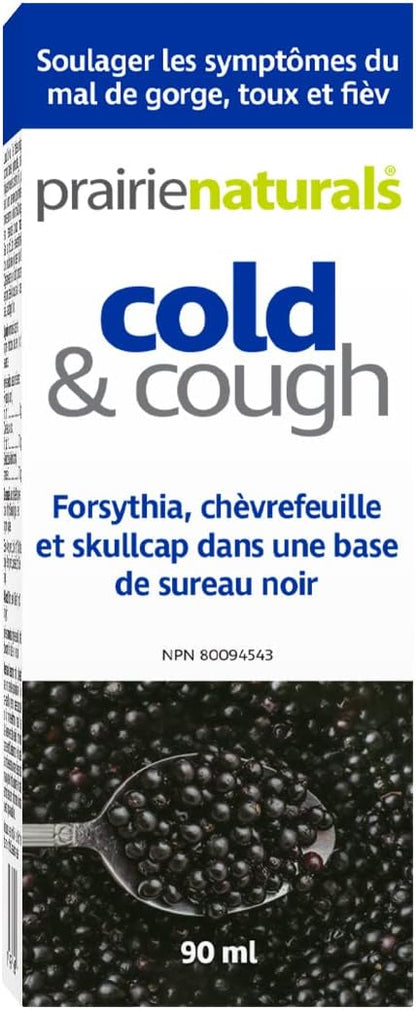 Prairie Naturals 感冒咳嗽糖浆 - 90 毫升